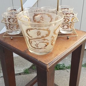 Mid century barware set
